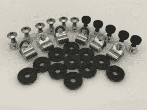 Goalie Mask Hardware Kit from GoalieParts.com ($18)