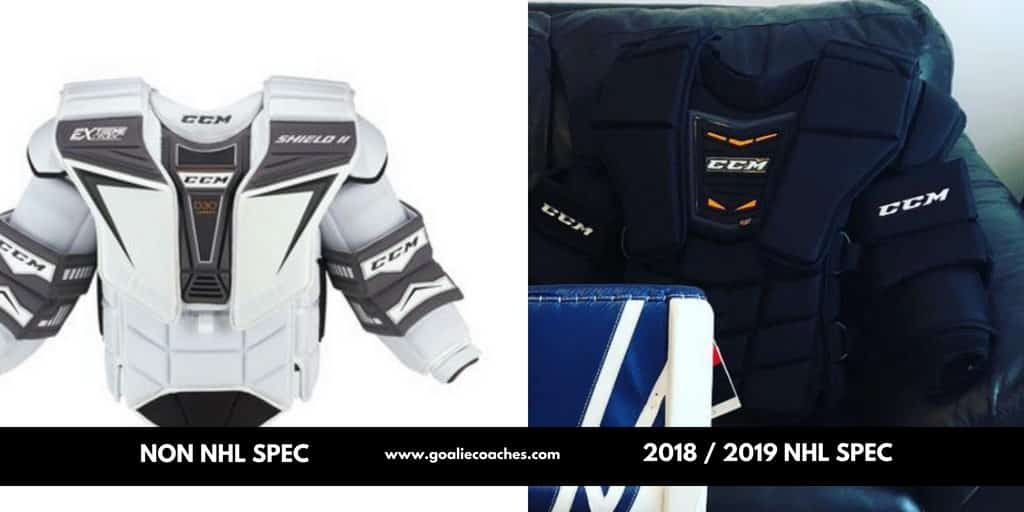 New ccm nhl spec chest protectors