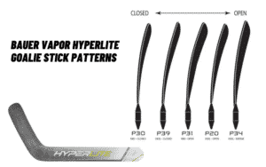 Bauer Vapor Hyperlite goalie stick patterns