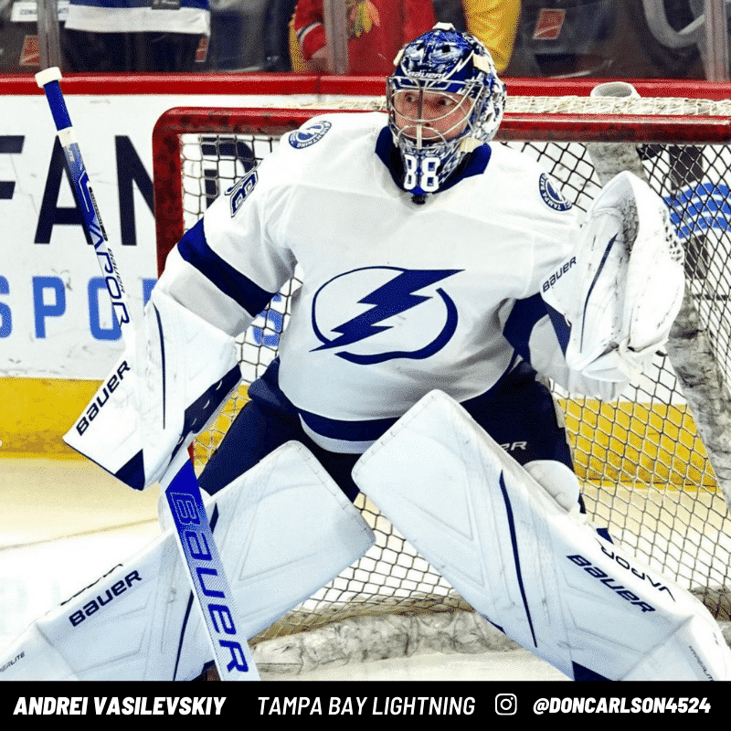 Andrei Vasilevskiy Goalie Pads Tampa Bay Lightning