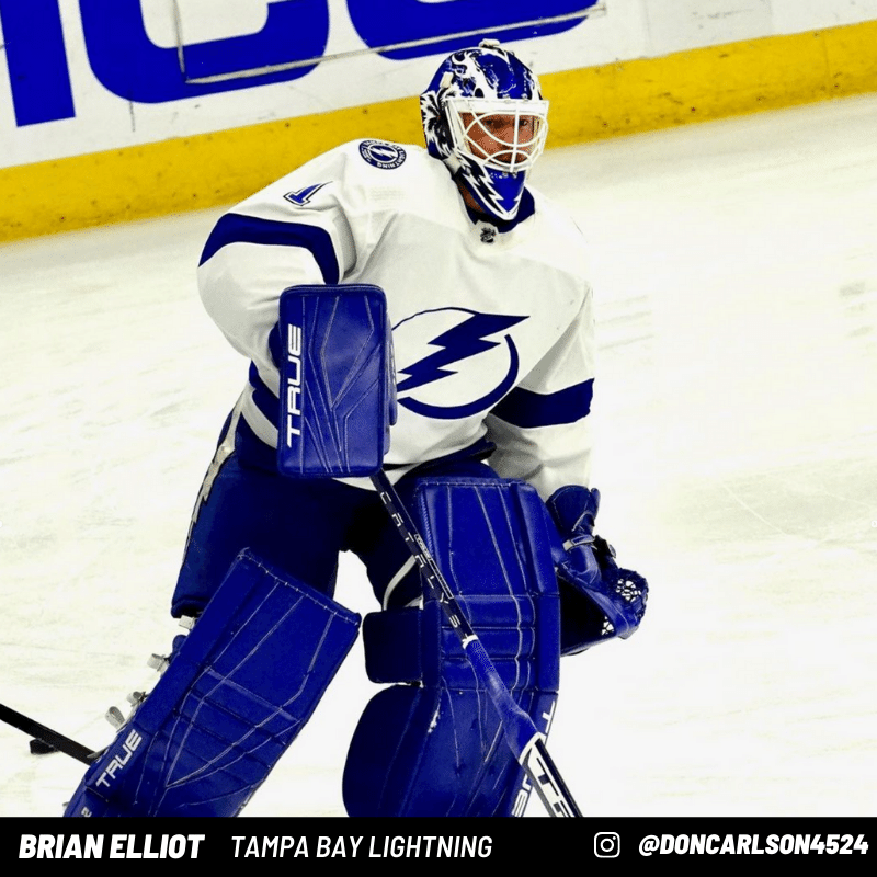 Brian Elliot Goalie Pads Tampa Bay Lightning