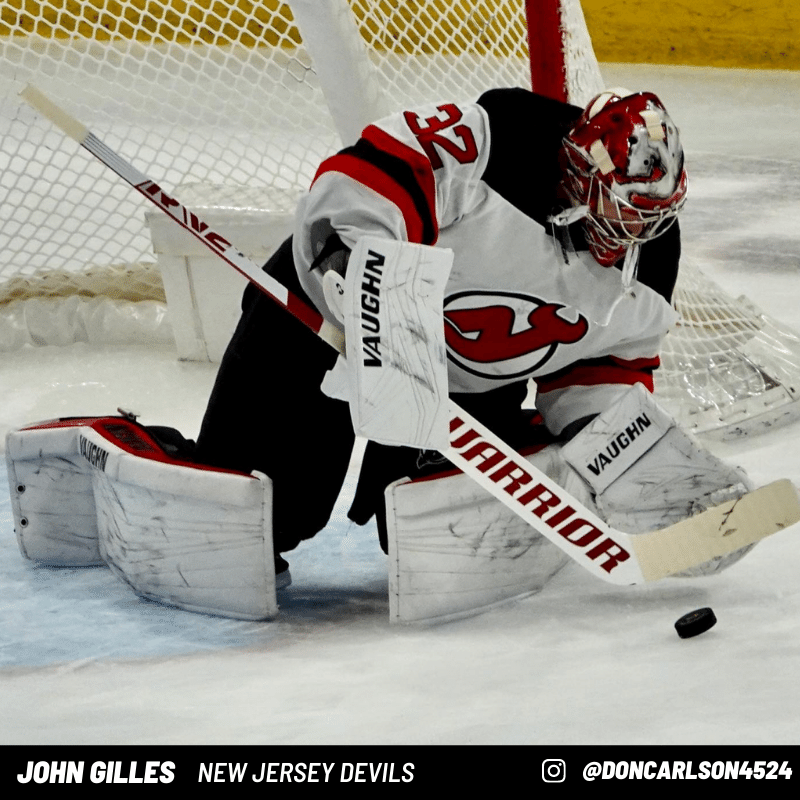 John Gilles Goalie Pads New Jersey Devils