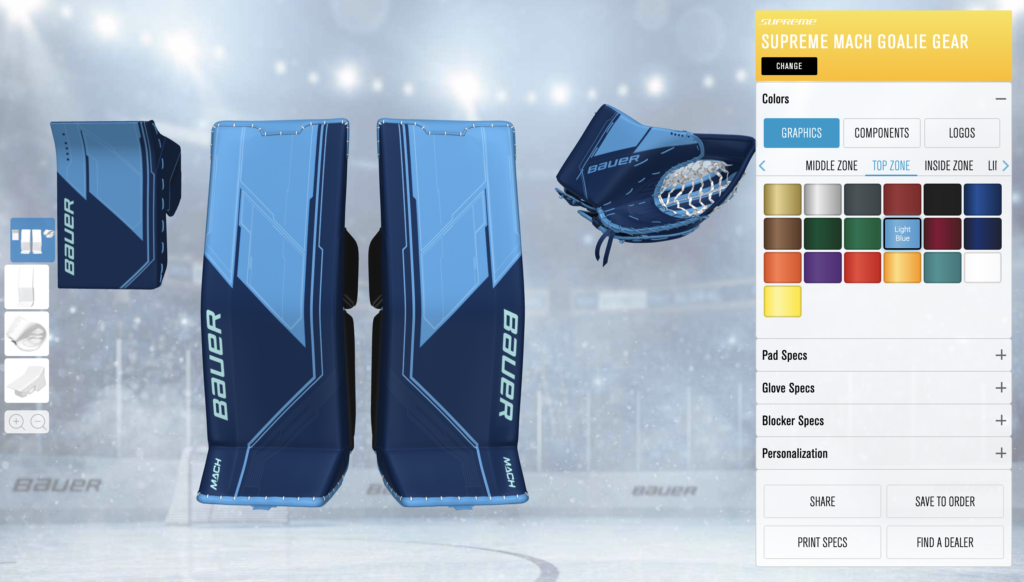 Customizing The Bauer Mach Goalie Pads (image 2)