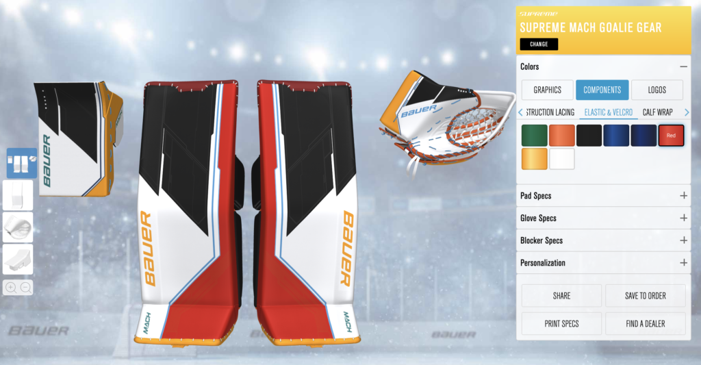 Customizing The Bauer Mach Goalie Pads